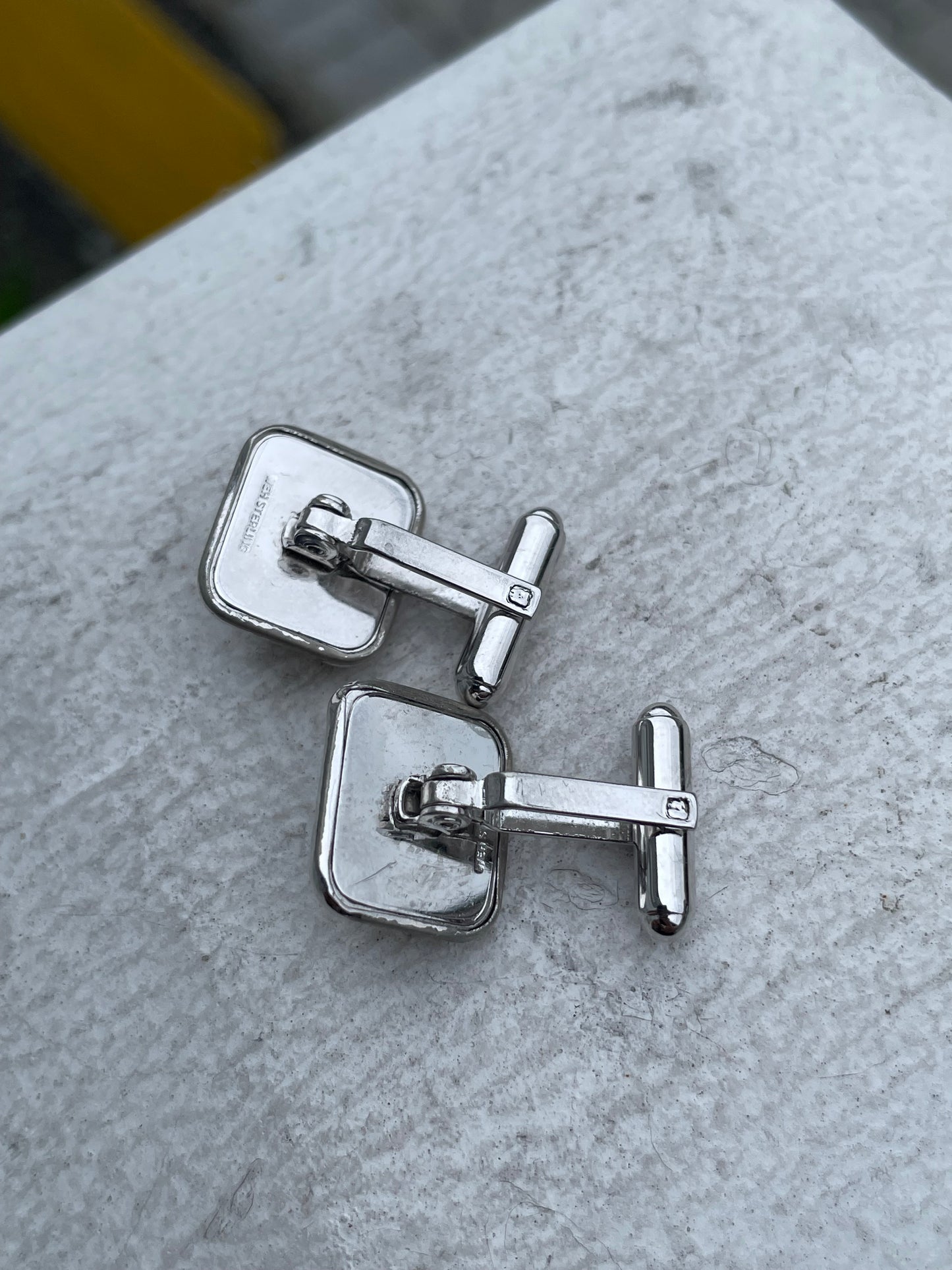 925 Sterling Silver Blue Sodalite Cufflinks