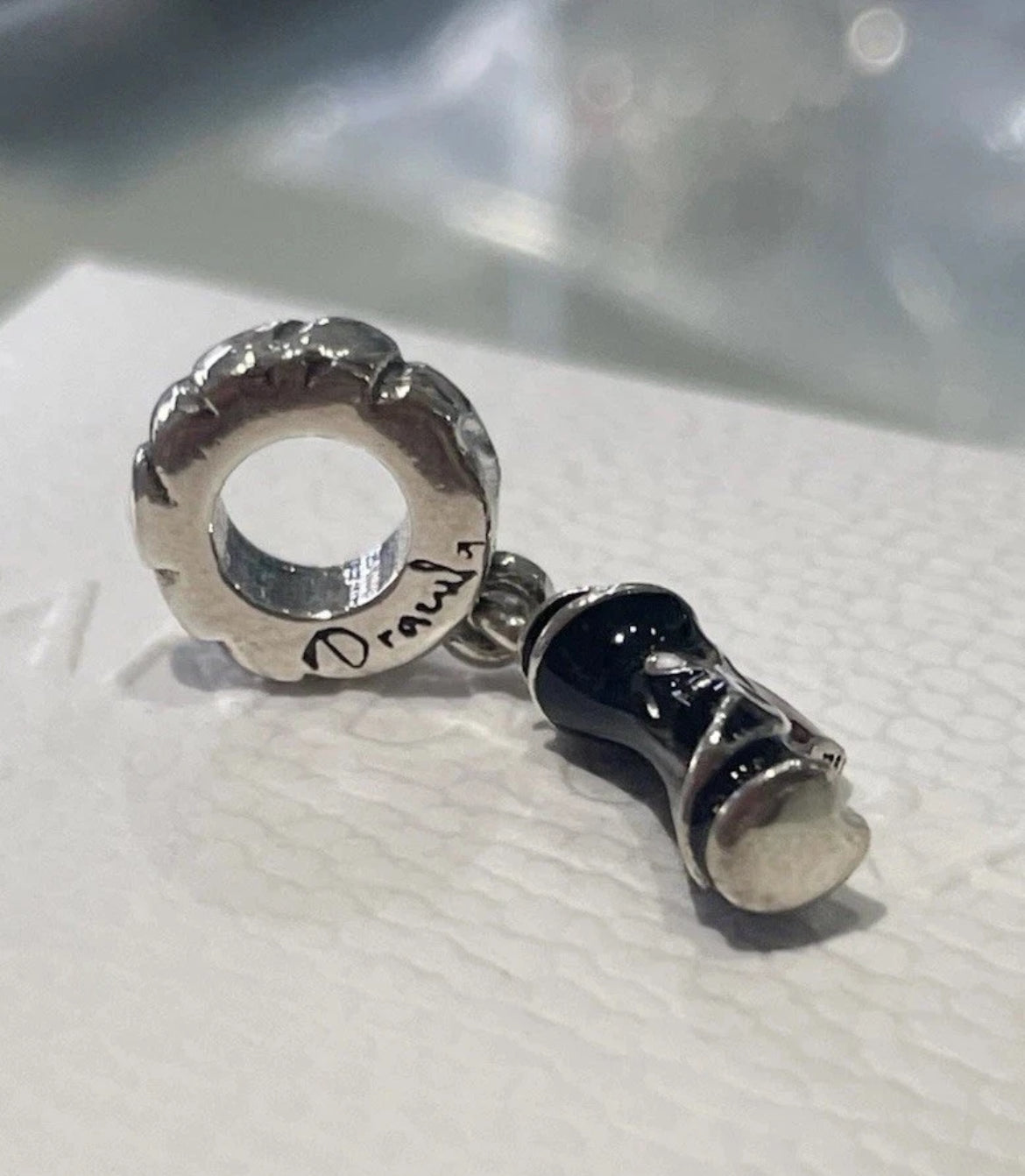 Rare Pandora Halloween Count Dracula Romania Country Exclusive Dangle Charm
