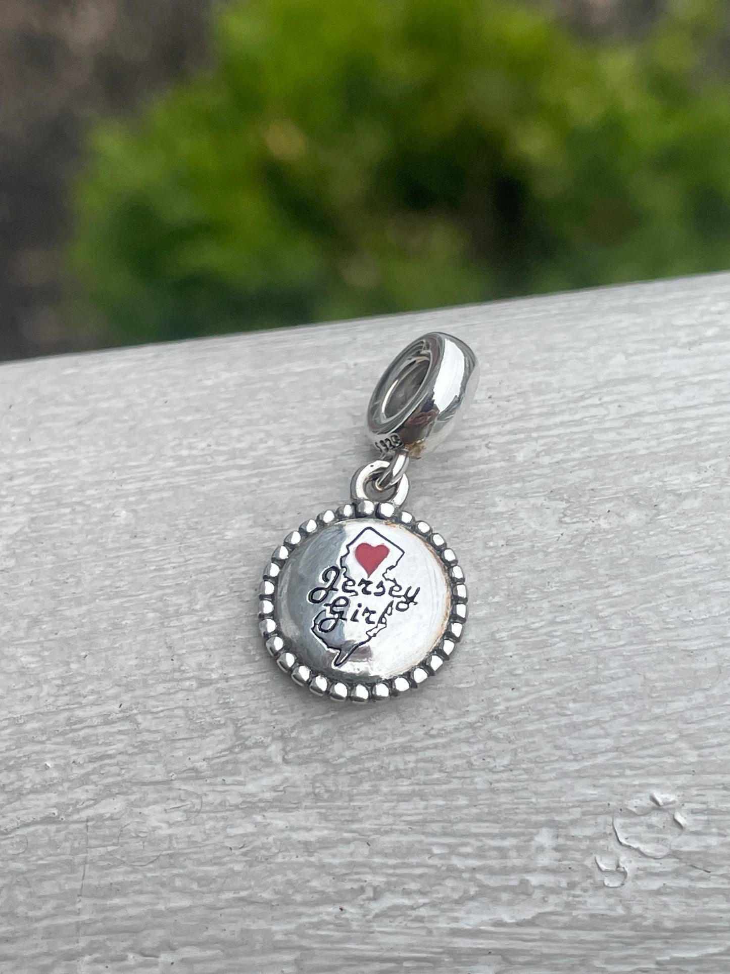 Pandora Jersey Girl New Jersey State Exclusive Dangle Moments Travel Charm