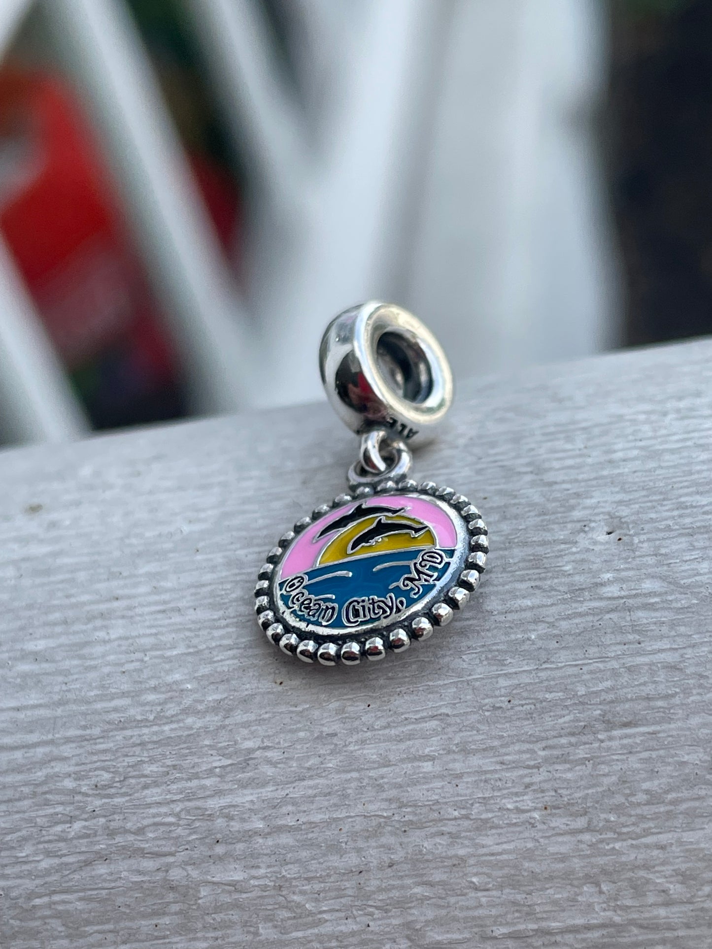 Pandora Ocean City Maryland State Exclusive Travel Destination Dangle Charm