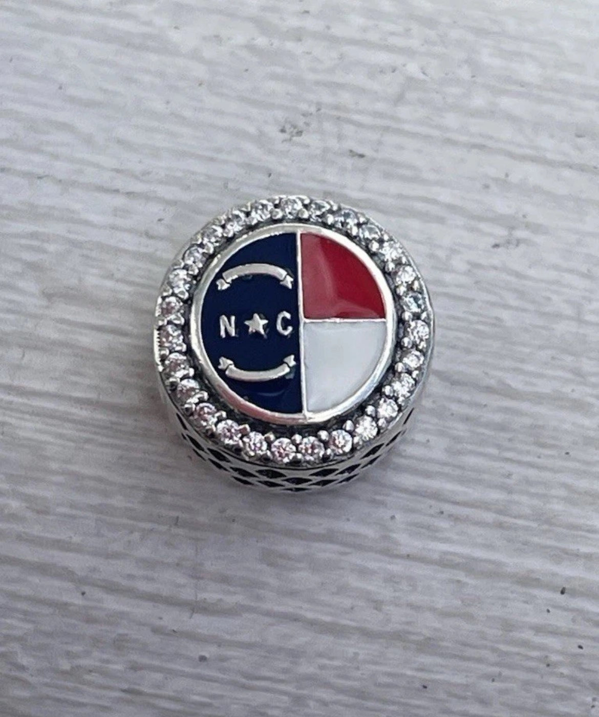 Pandora North Carolina State Exclusive Flag Charm