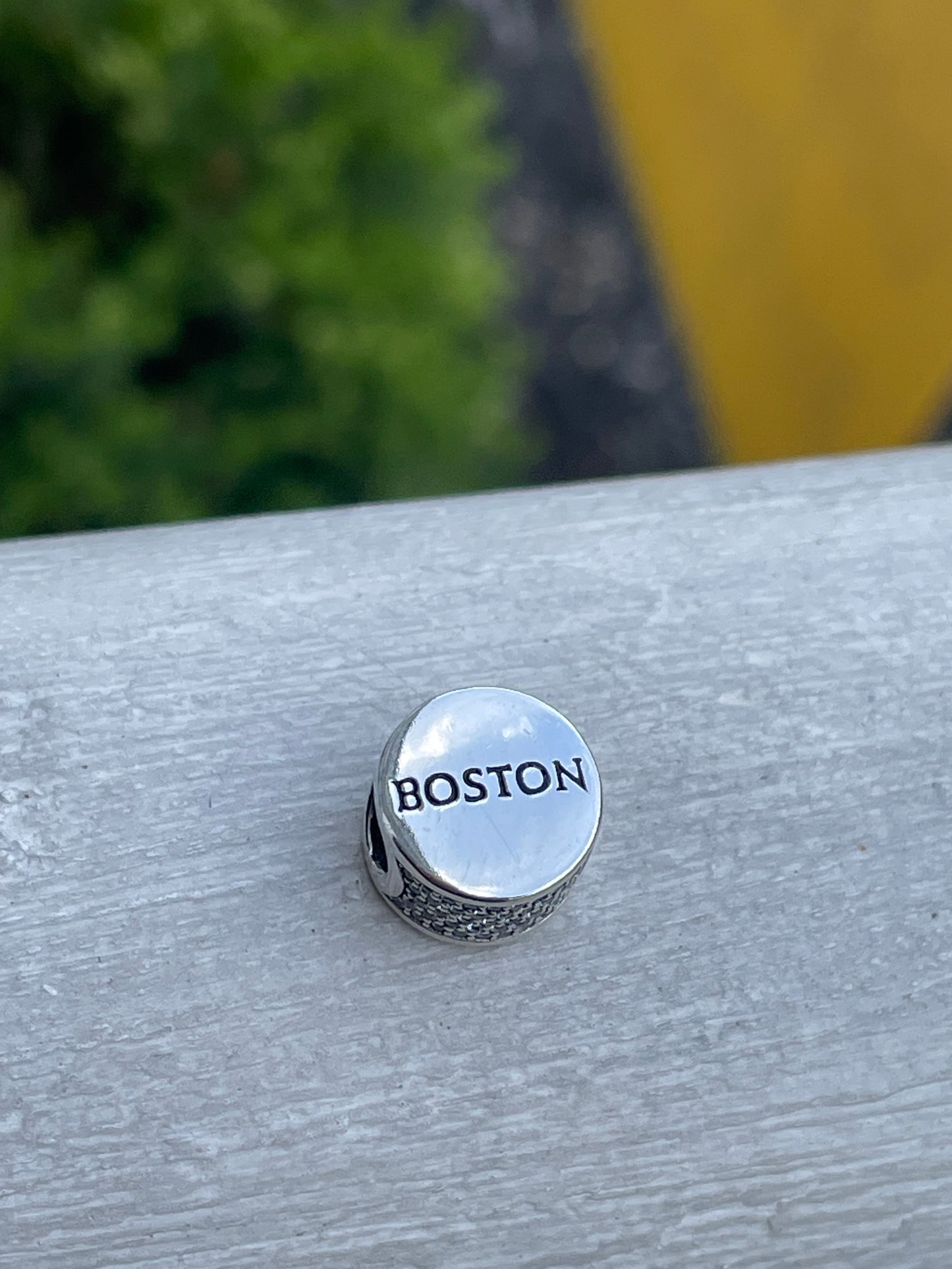 Pandora Boston Massachusetts Exclusive Round Signet Travel Destination Charm