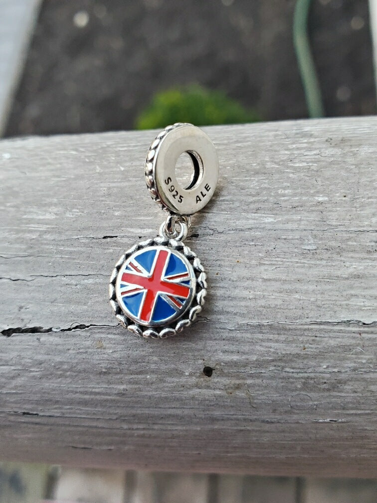 Pandora Country of England Exclusive Flag Dangle Charm