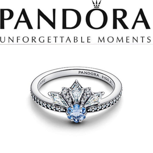 Pandora Disney Frozen Queen Elsa Tiara Ring 194134C01-54 Size 7