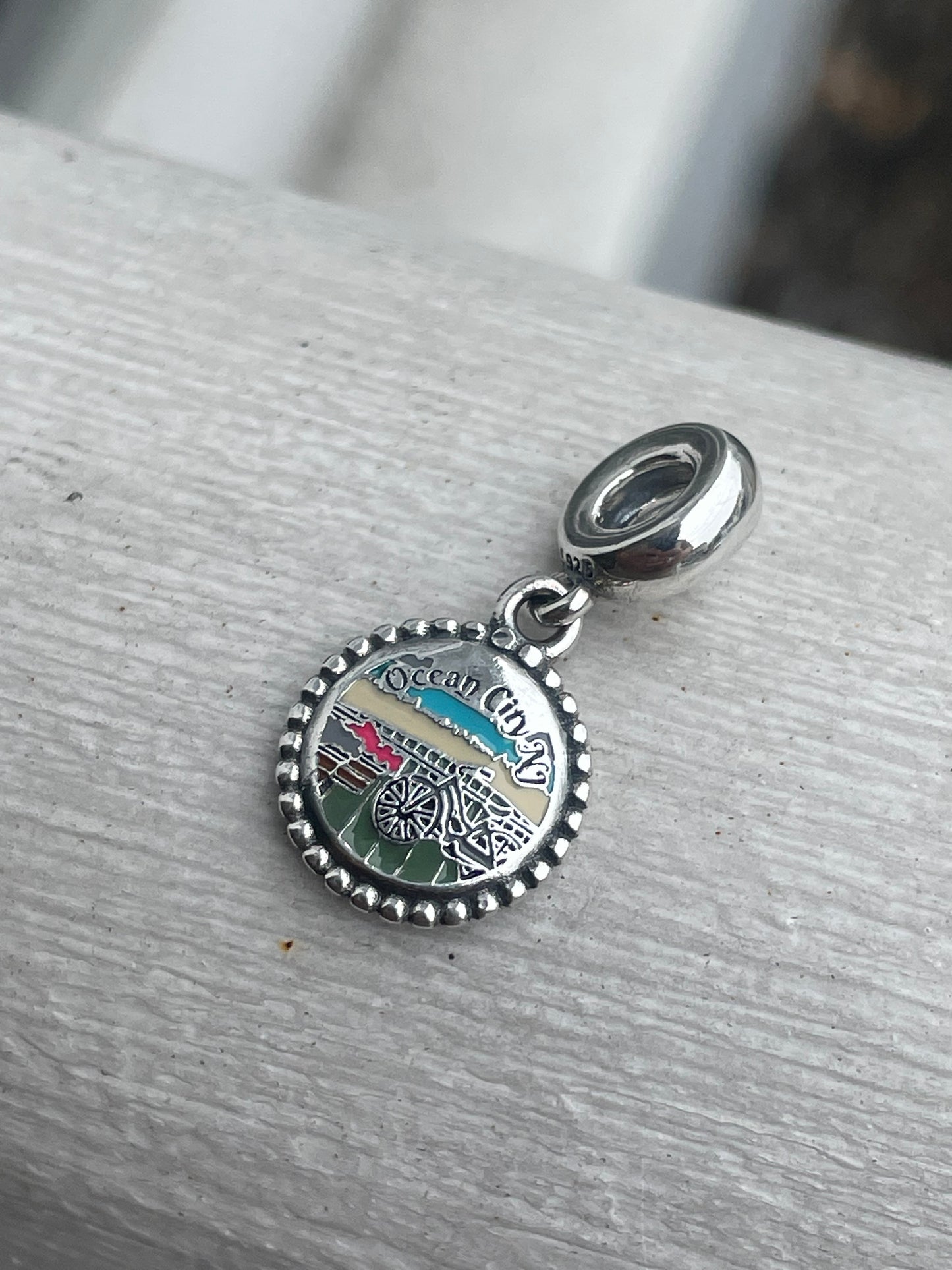 Pandora Ocean City New Jersey Exclusive Beach Travel Dangle Charm