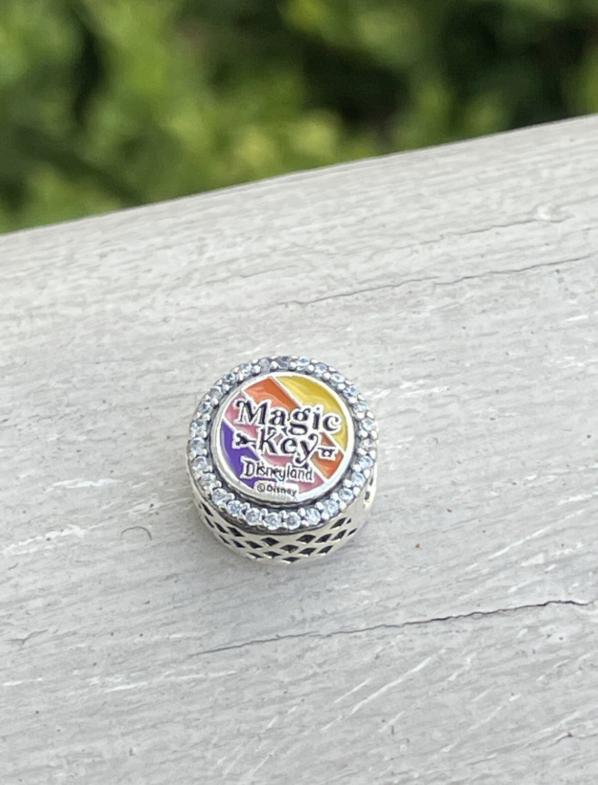Rare Pandora Disney Parks exclusive Magic Key to The Kingdom charm