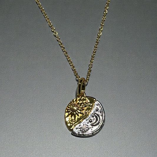Pandora ME Sun & Moon Signet Signs Necklace