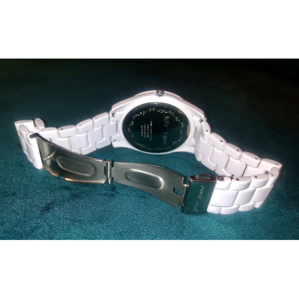 Betsy Johnson White Color Stainless Steel Watch