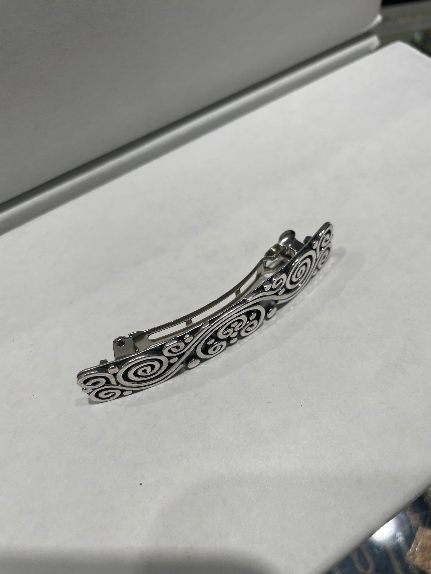 Designer BA Suarti 925 Sterling Silver Hair Clip Barrette