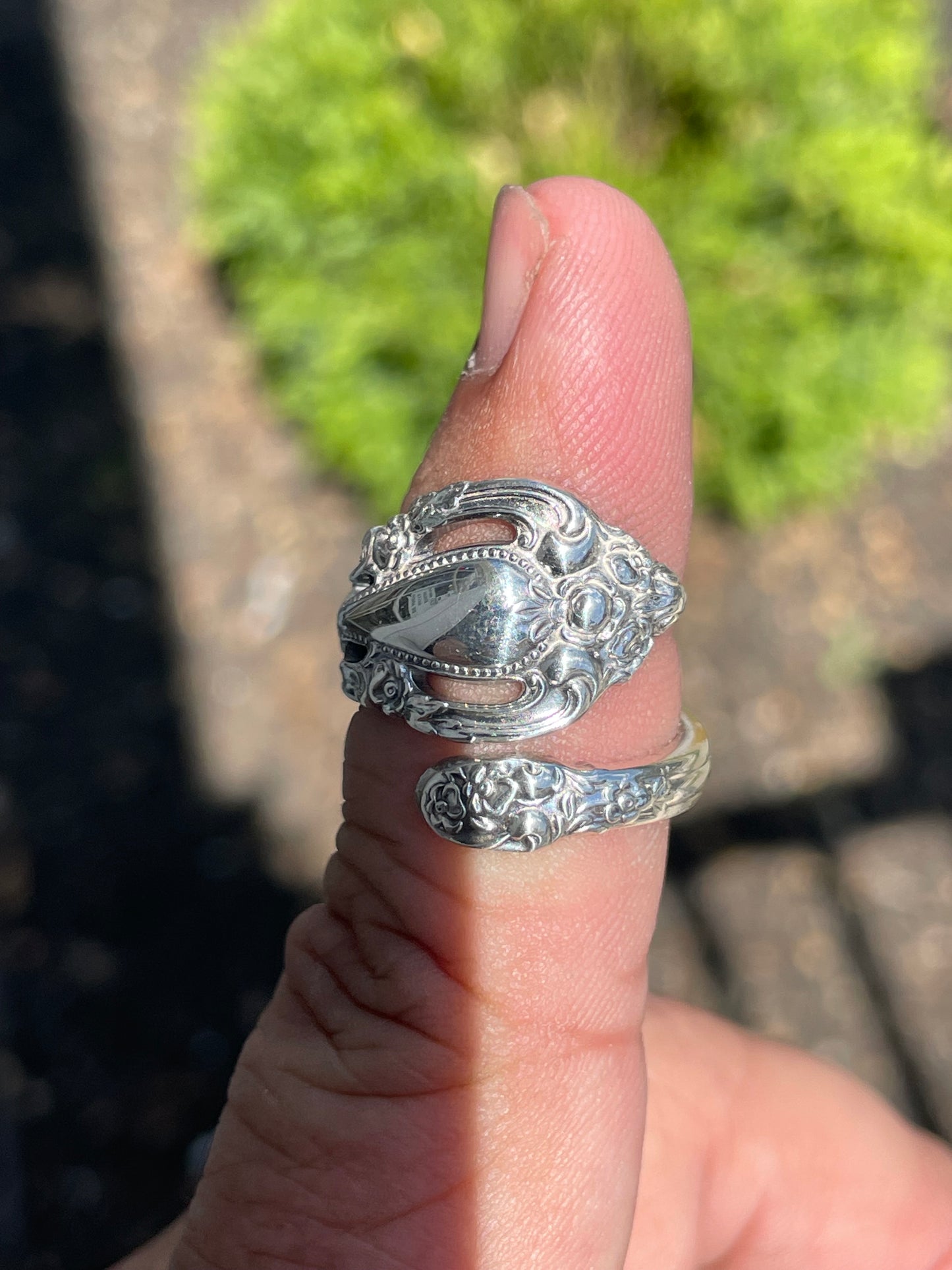 925 Sterling Silver Lunt Eloquence Spoon Ring Size 7