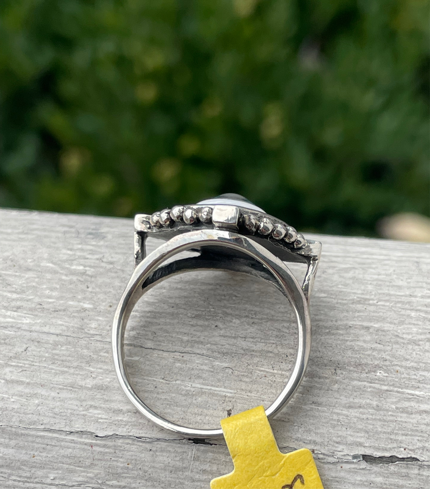 925 Sterling Silver All Seeing Eye Ball Ring sz 10