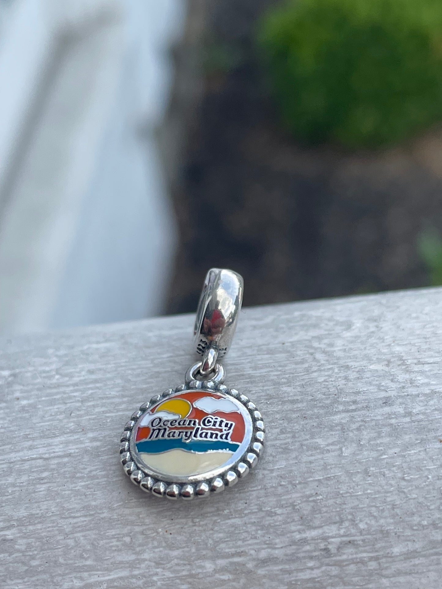 Pandora Ocean City Maryland State Exclusive Travel Destination Dangle Charm