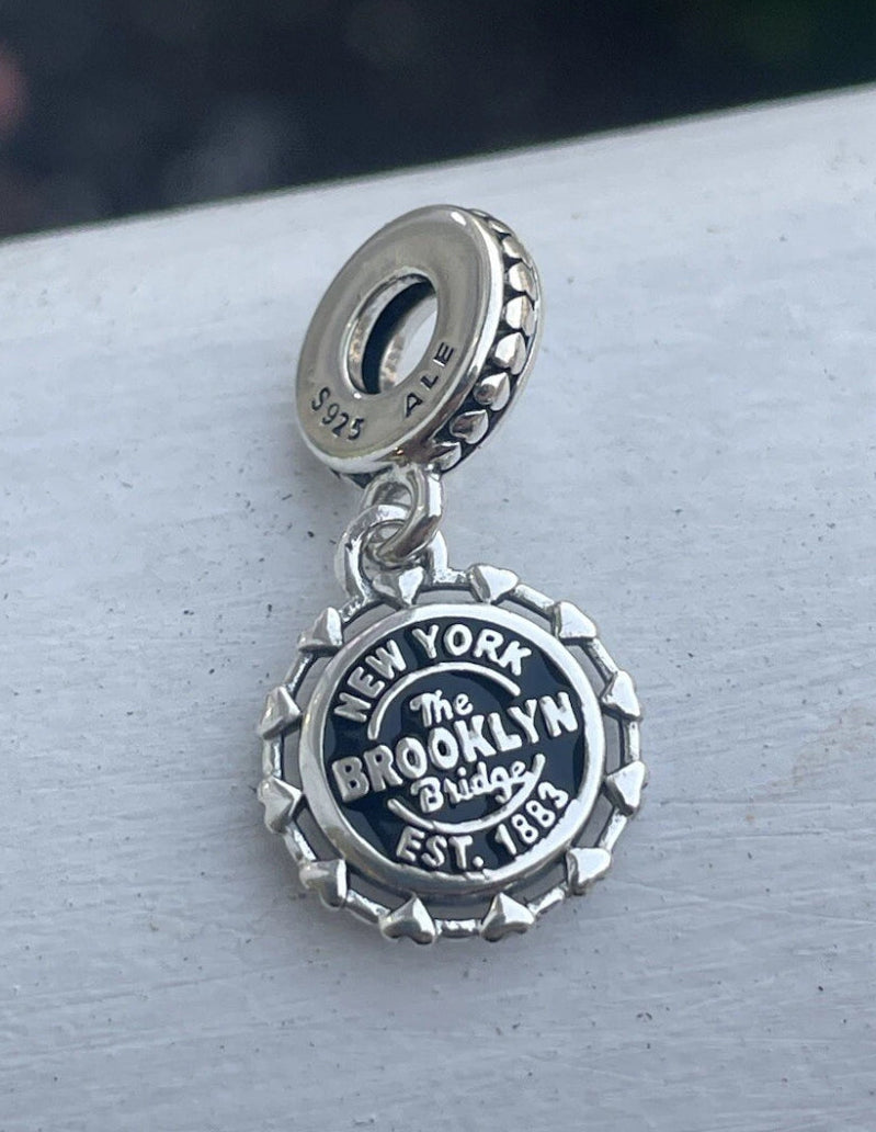 Pandora New York City Exclusive Brooklyn Bridge Dangle Charm