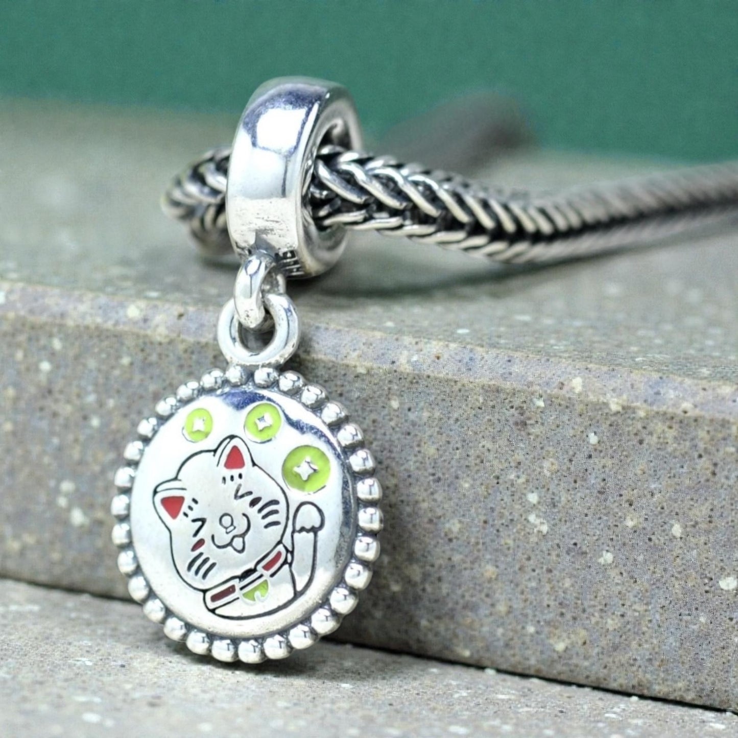 Pandora China Exclusive Lucky Cat Dangle Moments Charm