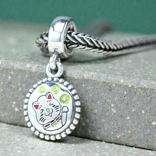 Pandora China Exclusive Lucky Cat Dangle Moments Charm