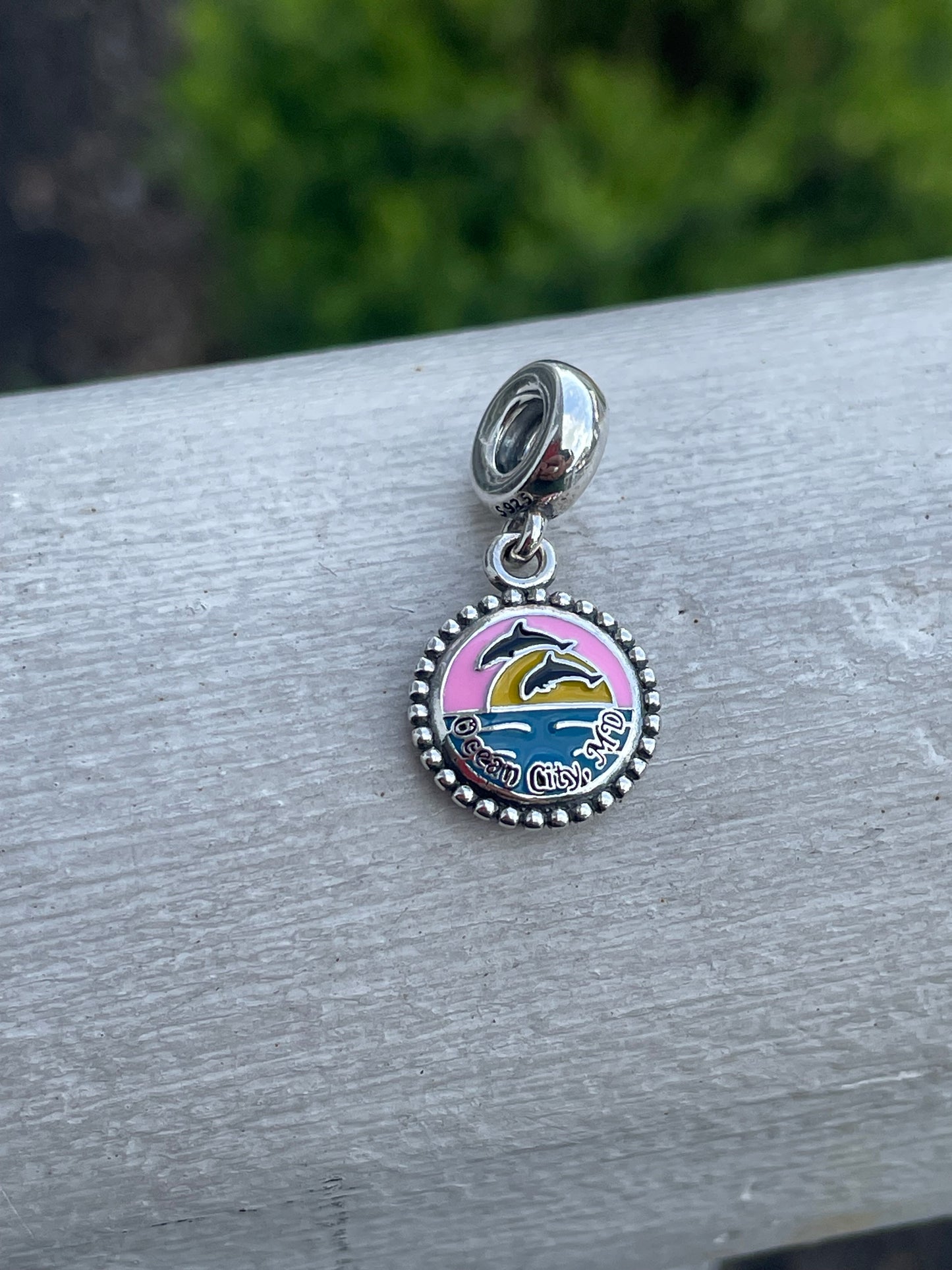 Pandora Ocean City Maryland State Exclusive Travel Destination Dangle Charm