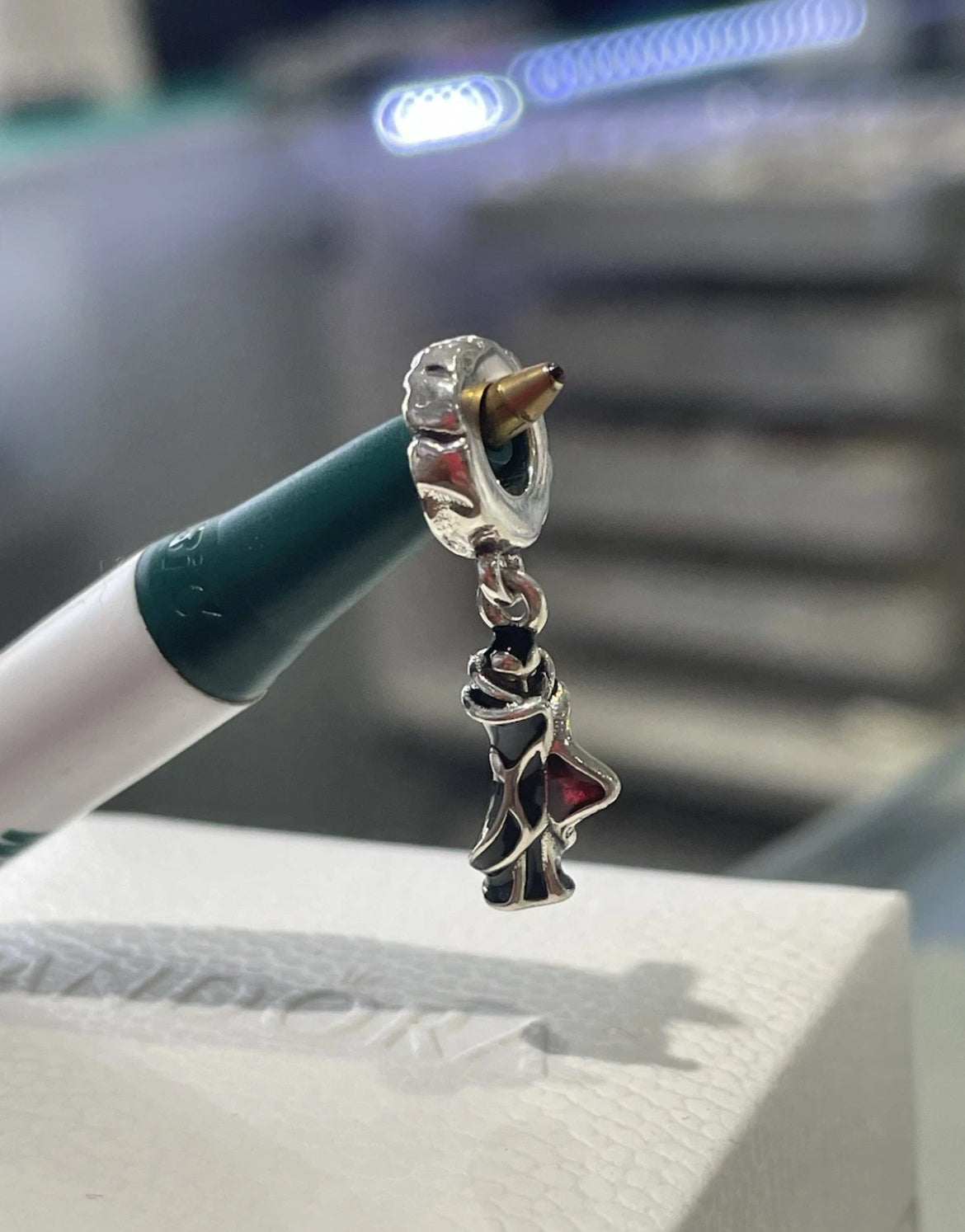 Rare Pandora Halloween Count Dracula Romania Country Exclusive Dangle Charm