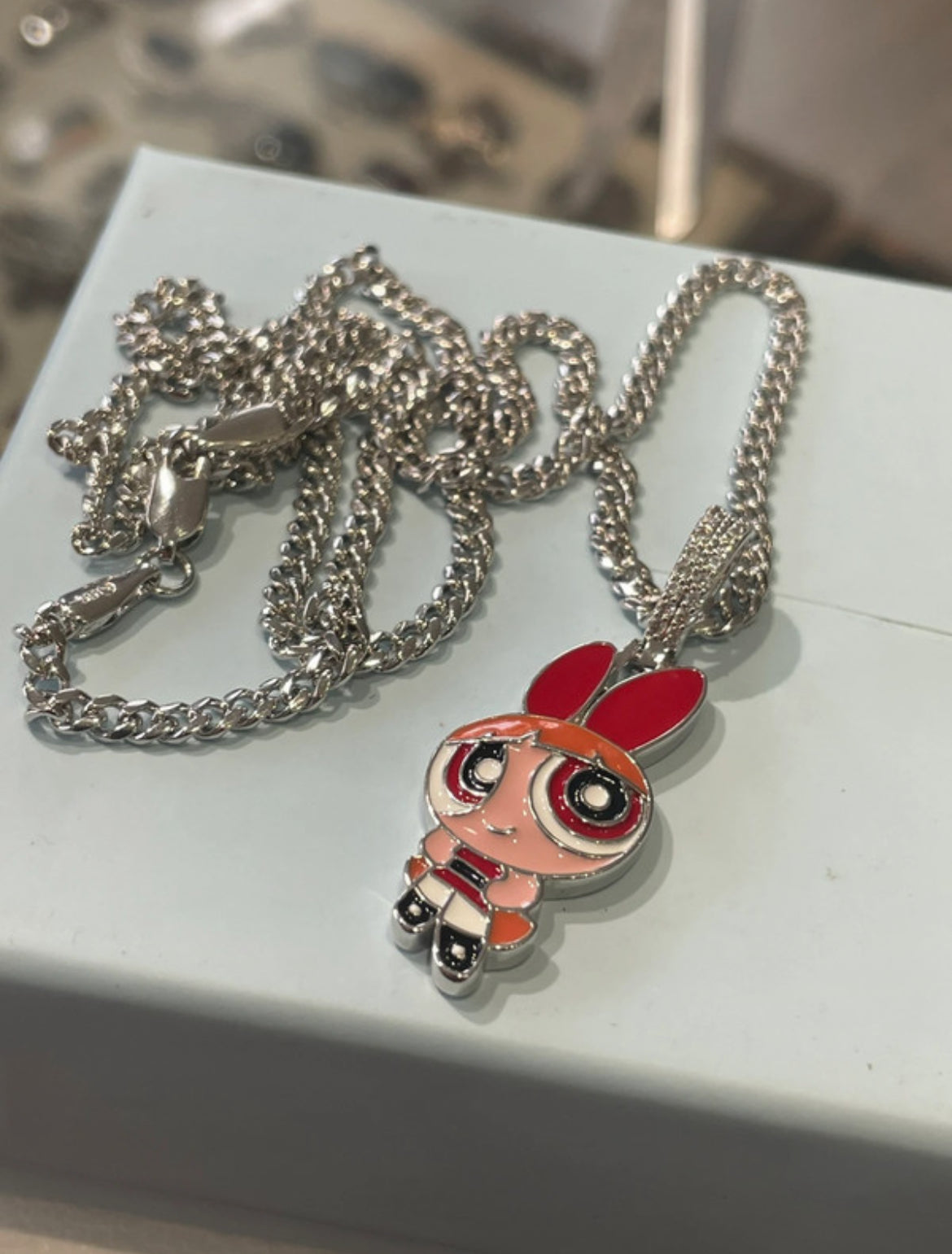 Powerpuff Girls Blossom Character Necklace