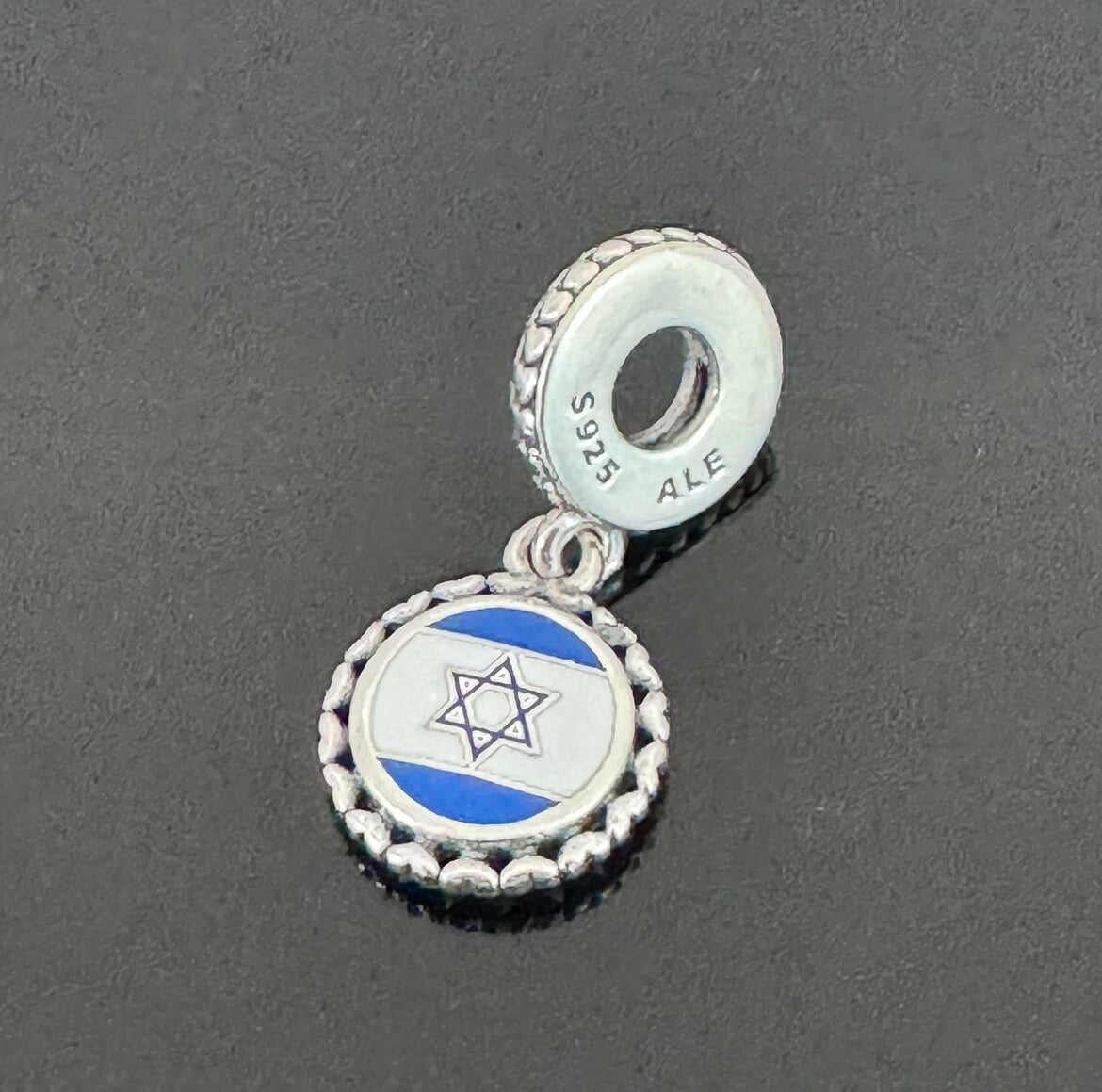 Pandora Israel Flag Country Exclusive Dangle Charm