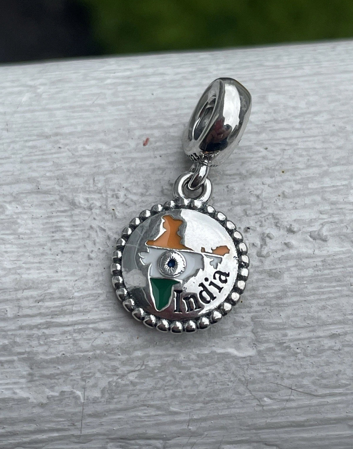 Pandora India Map Flag Country Exclusive Dangle Charm