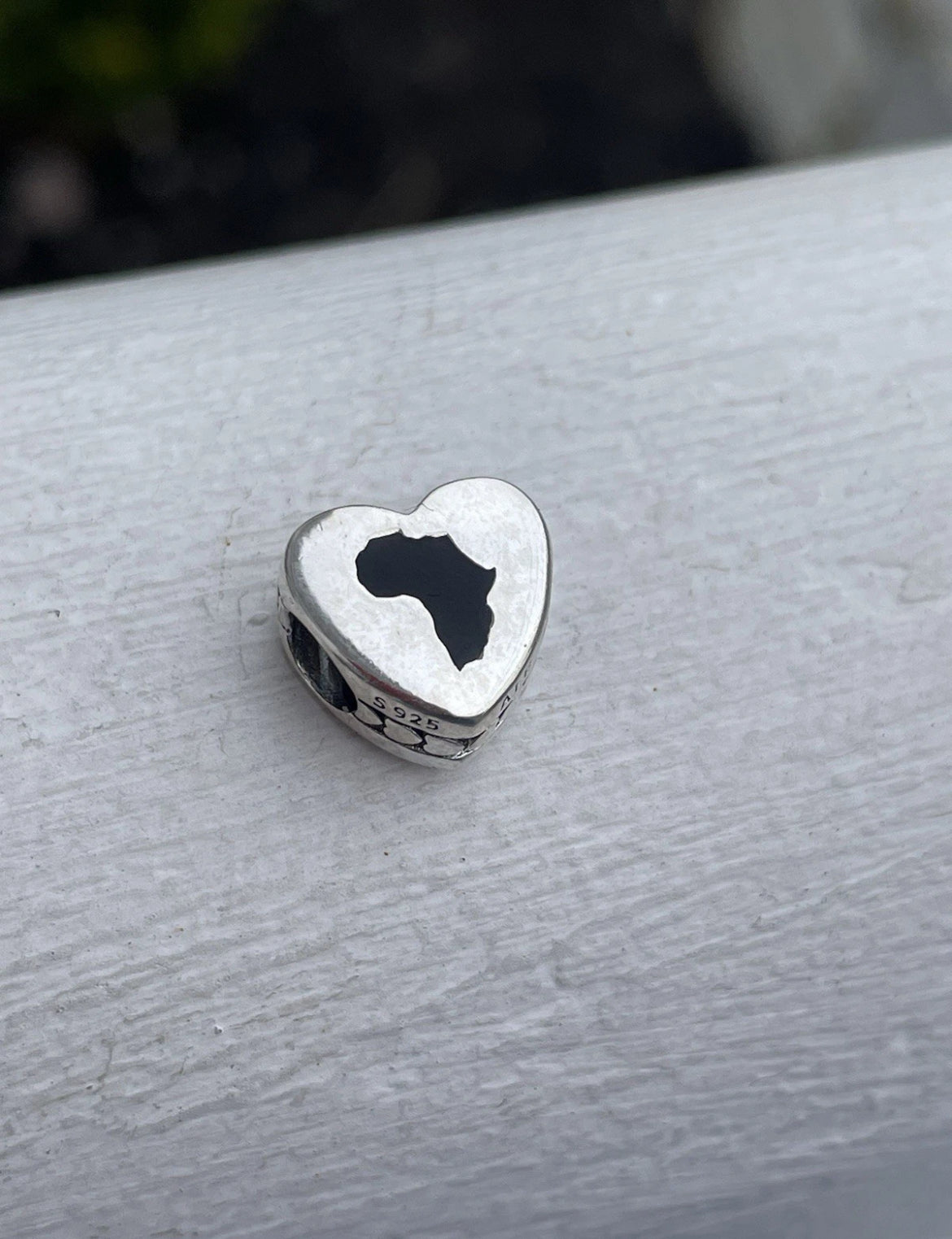 Rare Pandora South Africa Country Exclusive Heart Charm