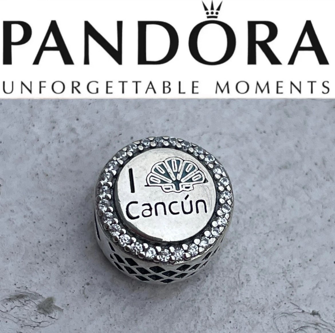 Pandora Cancun Mexico Exclusive Destination Vacation Travel Signet Charm