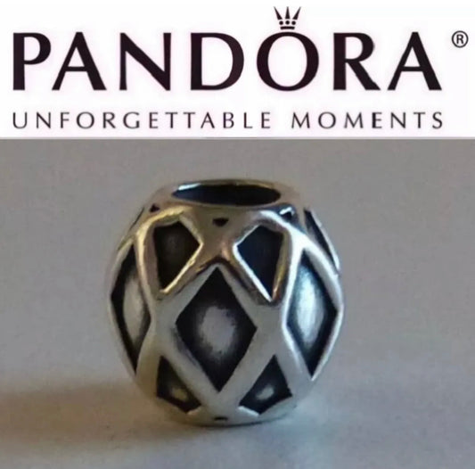 Vintage RETIRED Pandora 790165 Spider Web Bead Charm