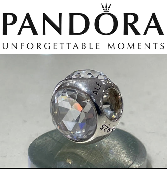 Pandora Radiant Droplet Sterling Silver Bead Charm 792095CZ