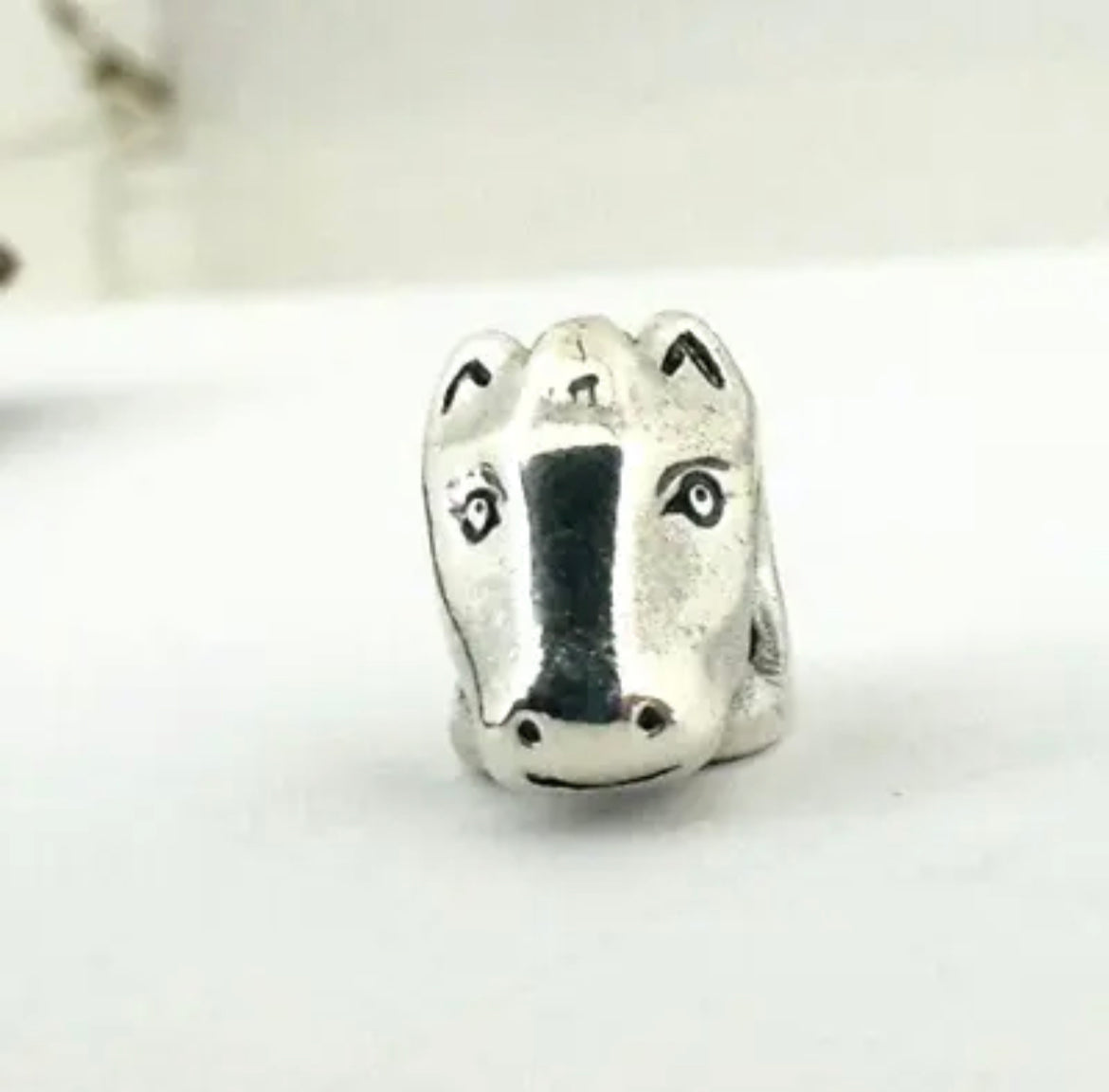 Retired Pandora Sterling Silver Horse Head Charm 790253 ALE