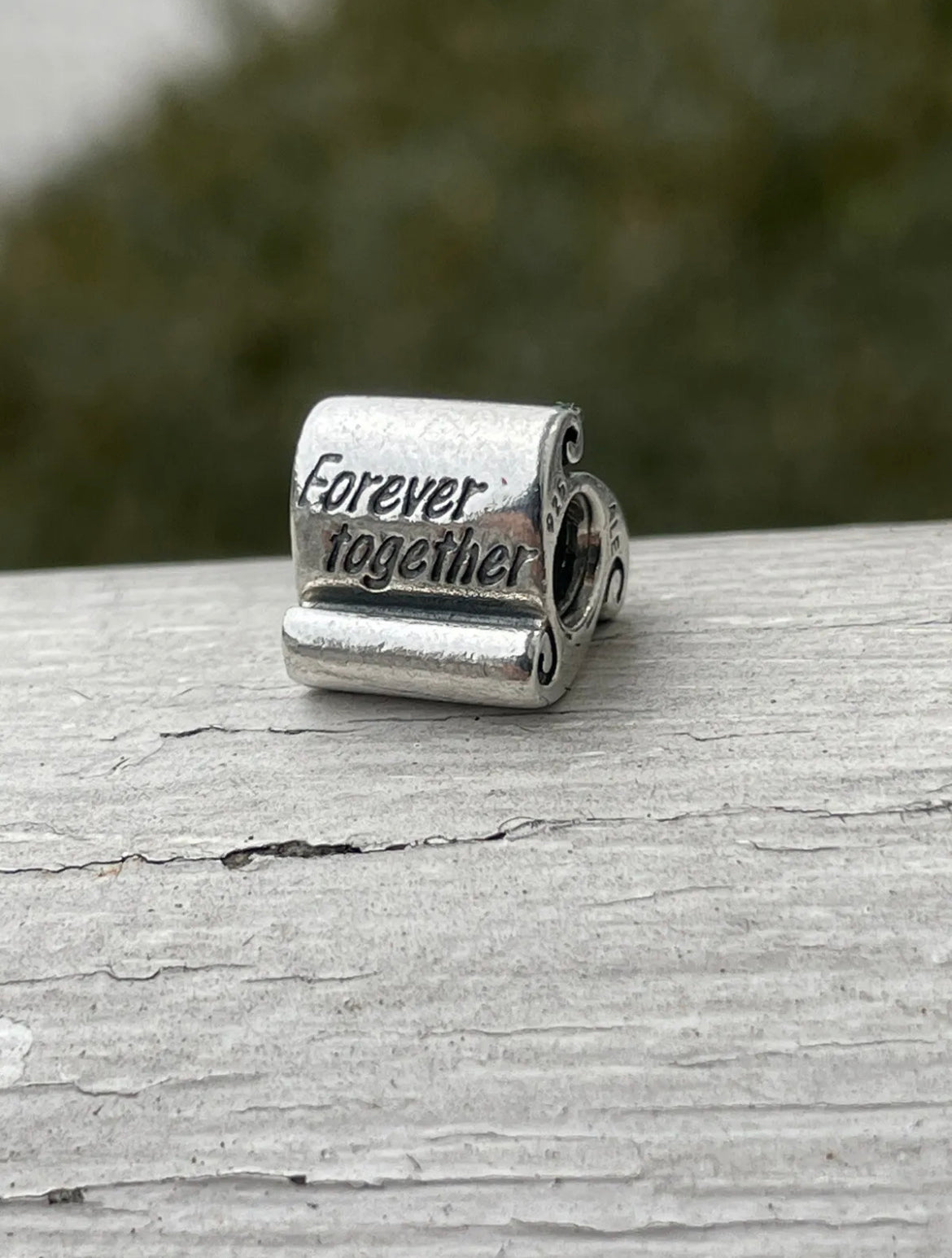 Retired Pandora Forever Together Scroll Bead 790513