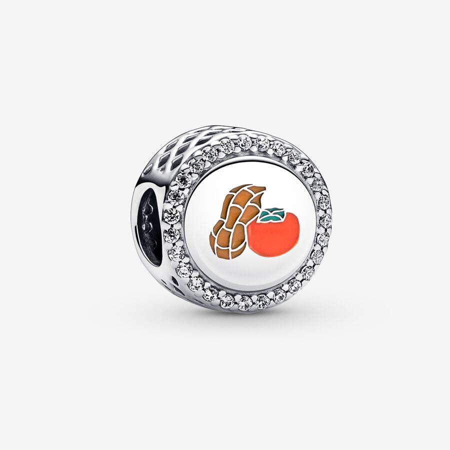 Pandora China Exclusive Persimmon & Peanut Sparkling Charm 792016CZ_E020