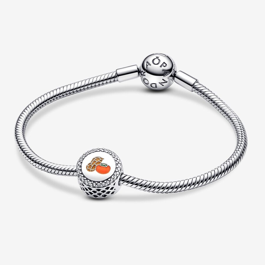 Pandora China Exclusive Persimmon & Peanut Sparkling Charm 792016CZ_E020