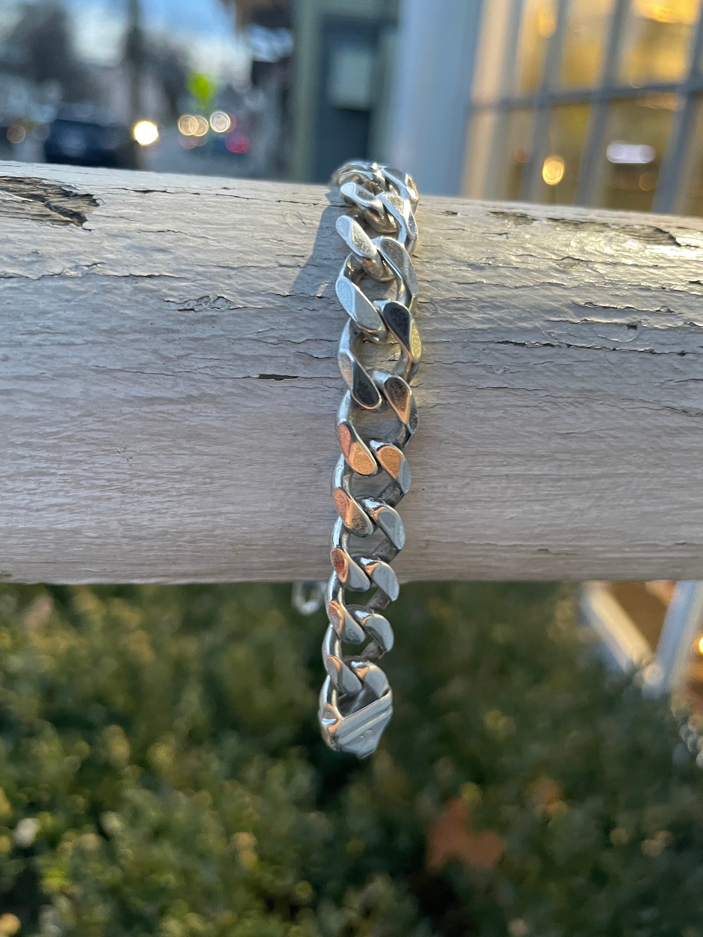 925 Solid Cuban Link Bracelet