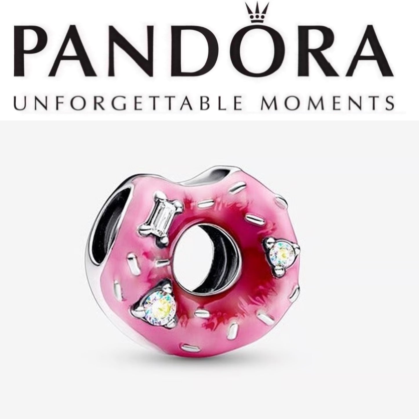 Pandora Asia Exclusive Sparkling Doughnut Charm 792596C01