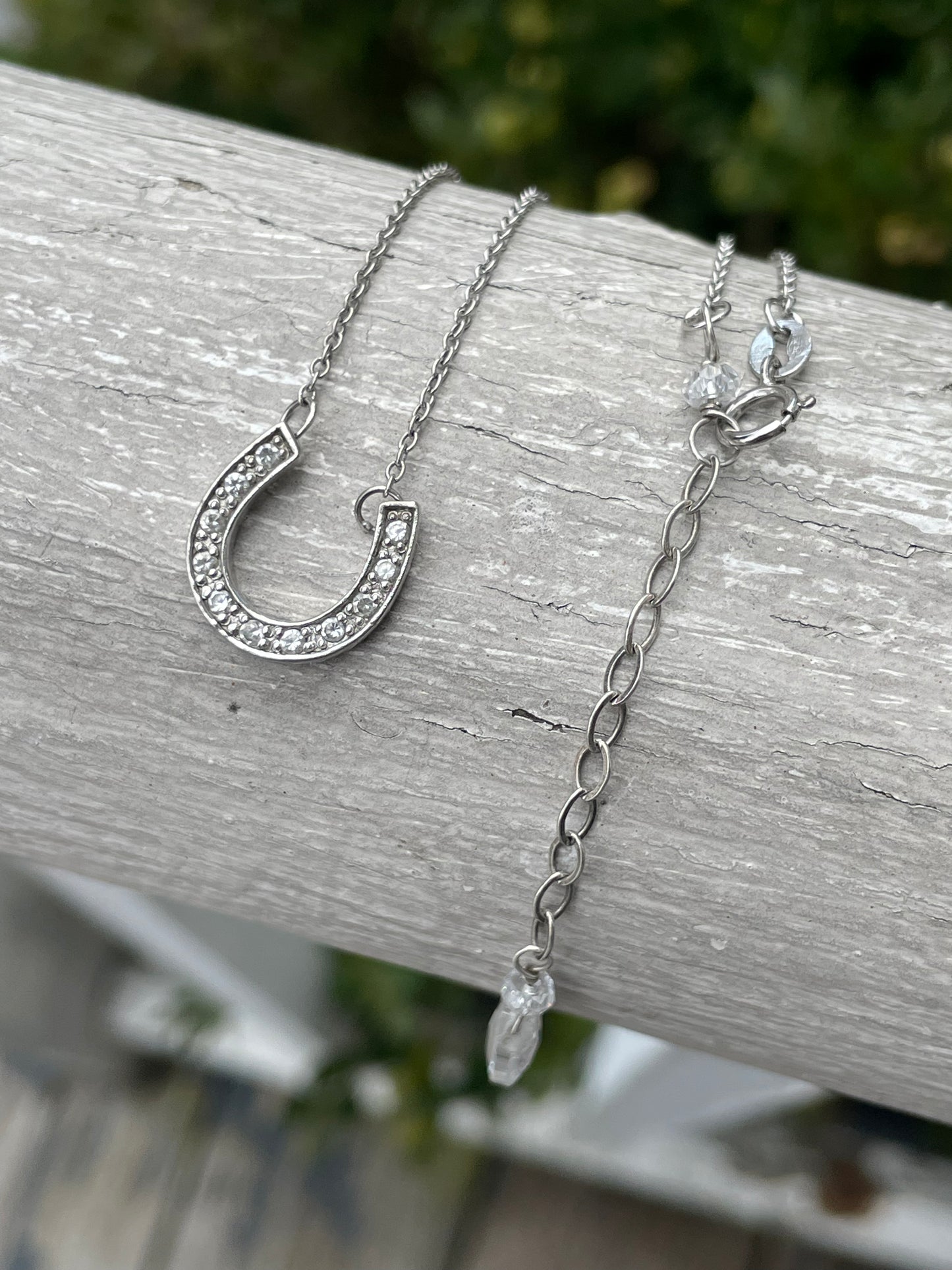 925 Sterling Silver Lucky Horseshoe Necklace