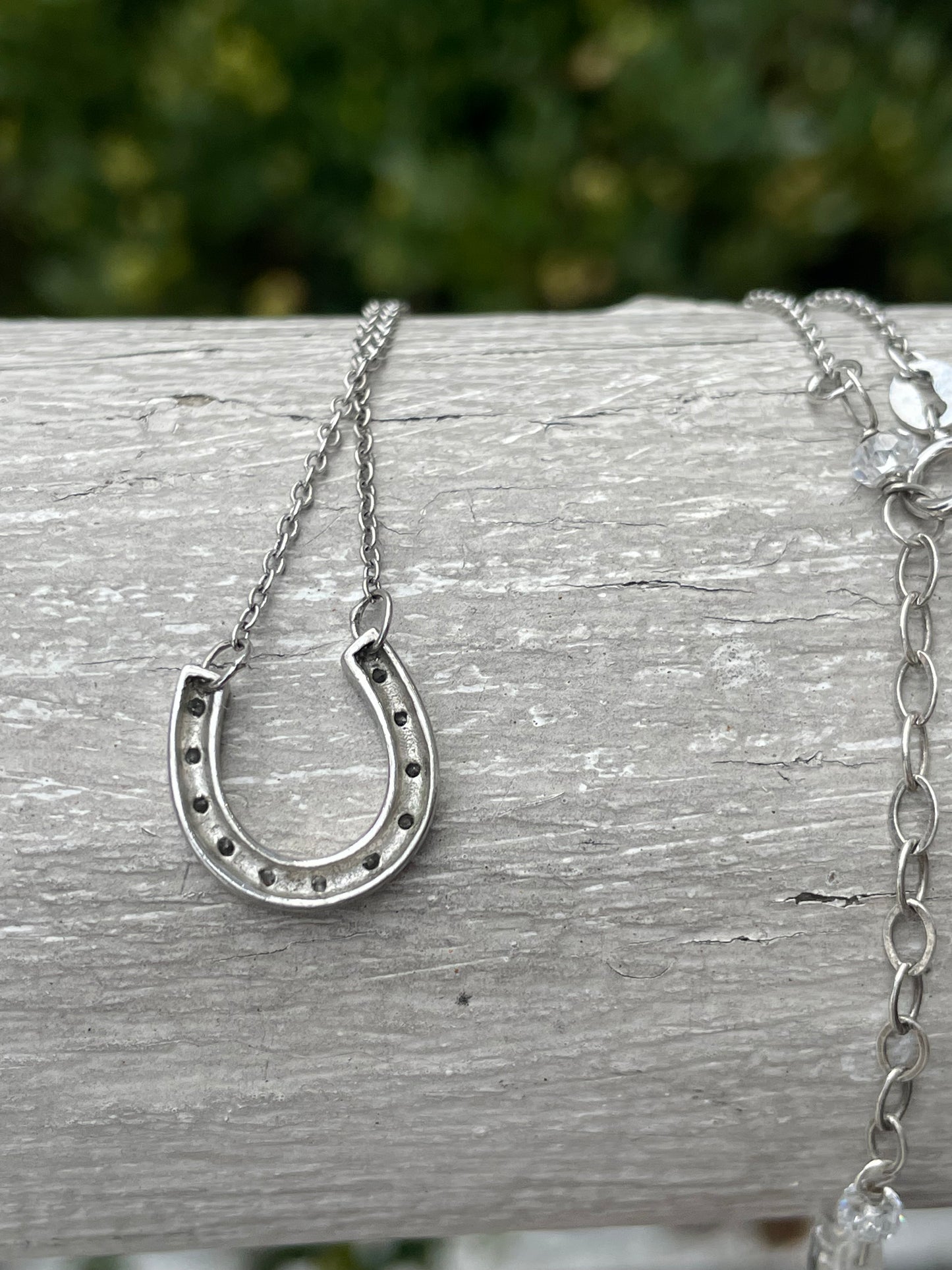 925 Sterling Silver Lucky Horseshoe Necklace