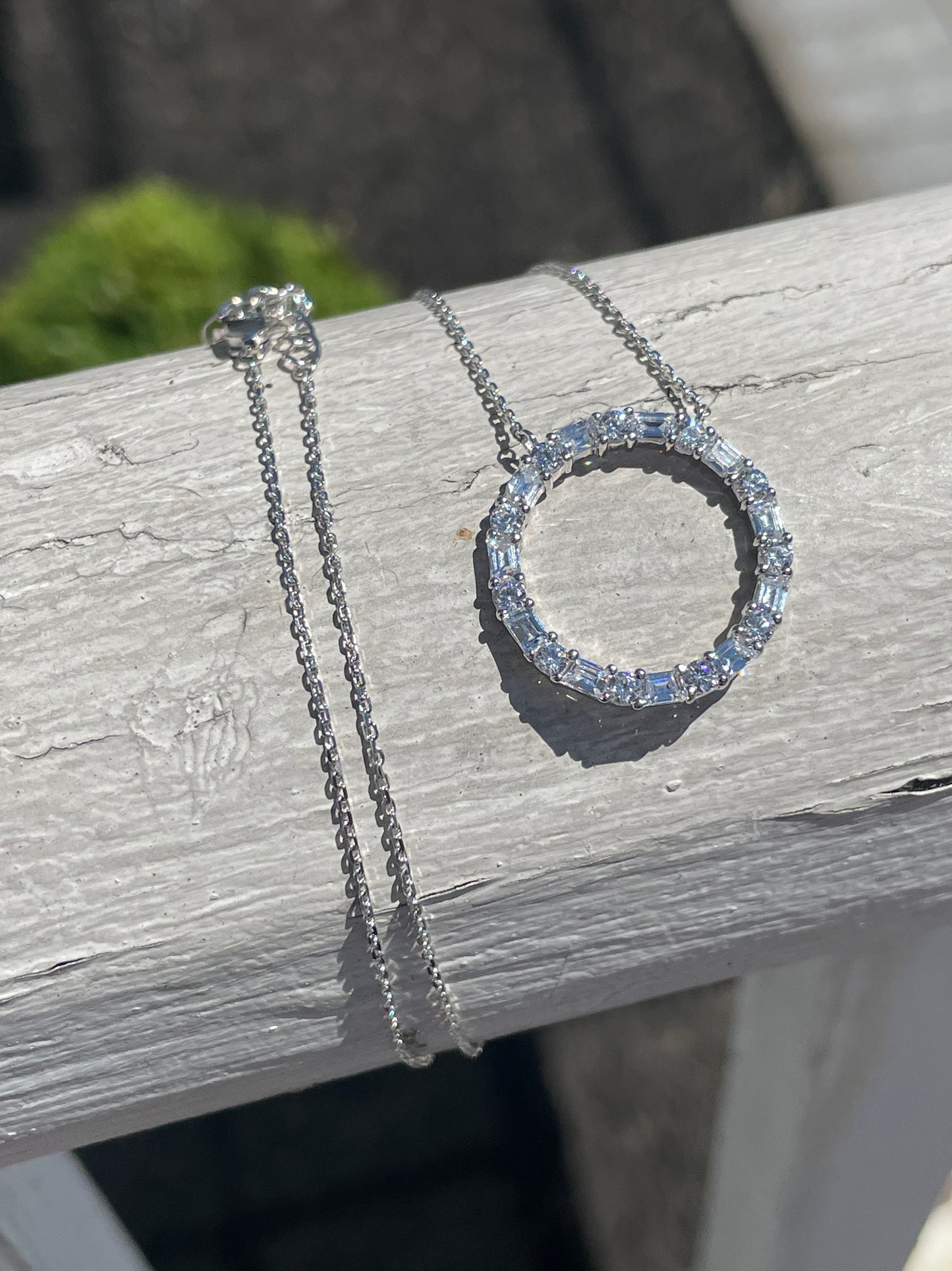 925 Sterling Silver Circle of Life Necklace