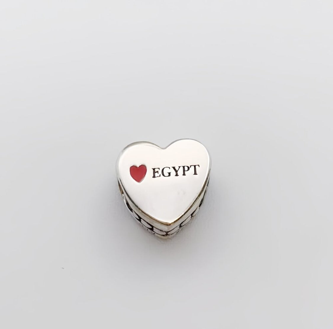 Pandora Country of Egypt Exclusive Flag Heart Charm
