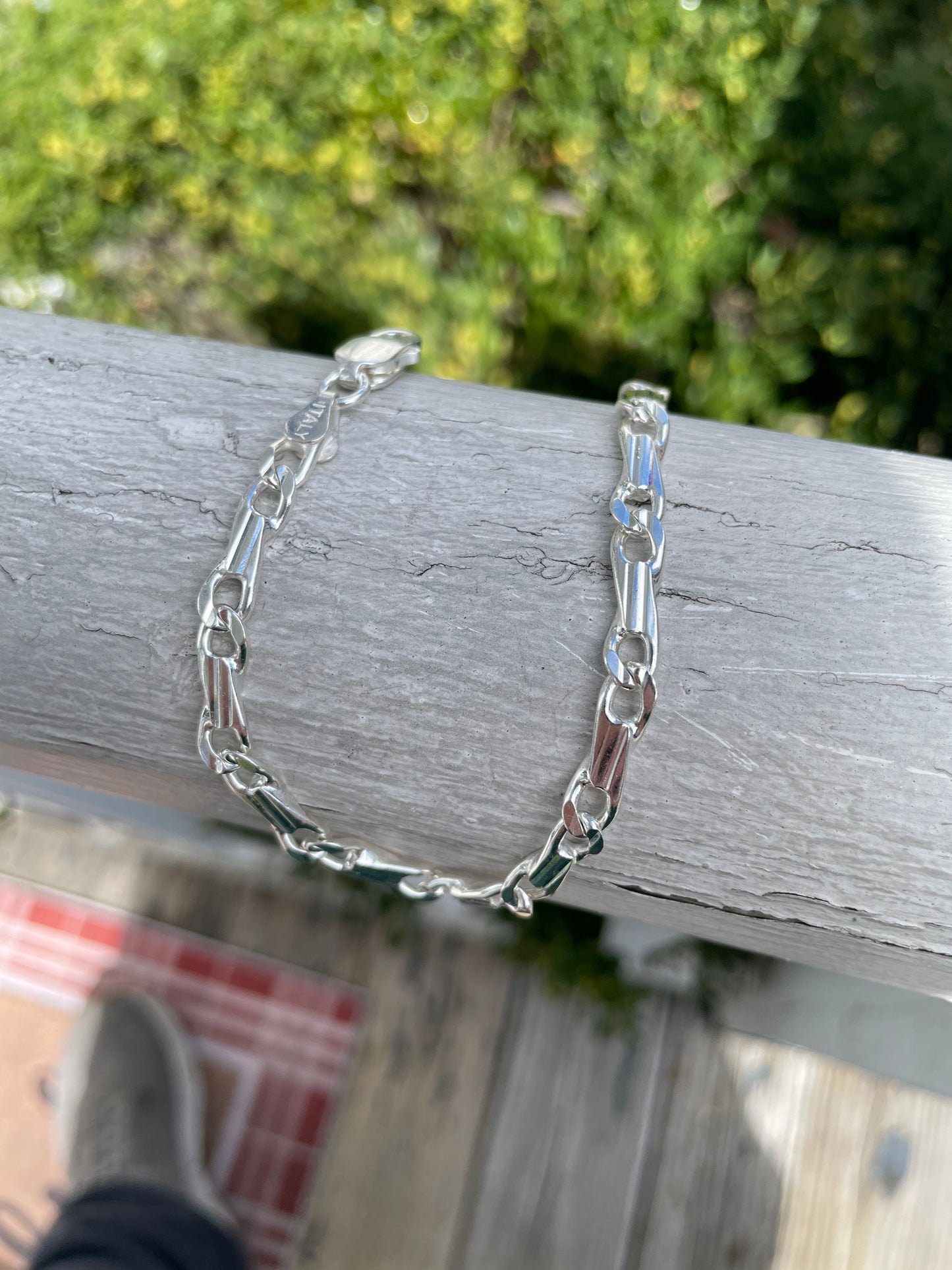 925 Sterling Silver Titan Link Unisex Bracelet 8”