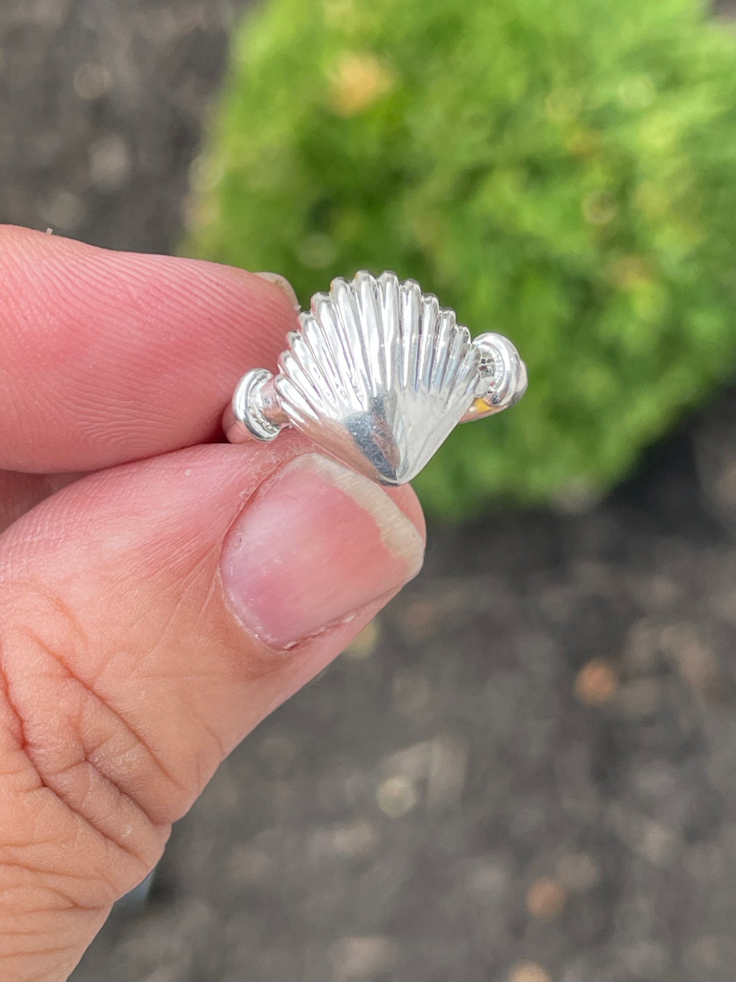 925 Sterling Silver Seashell Ring