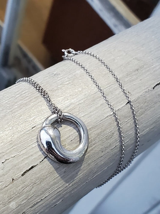 925 Sterling Silver Irish Blessing Symbol Necklace