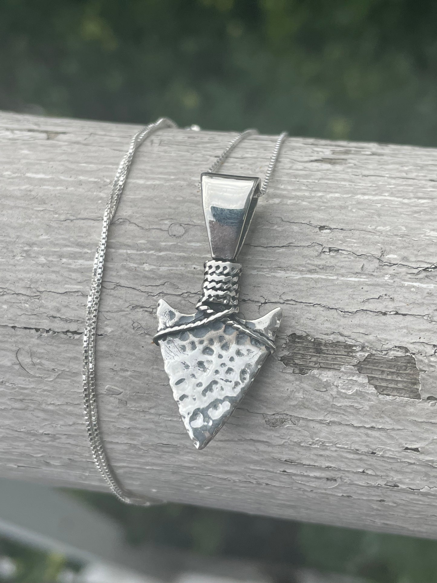 925 Sterling Silver Arrowhead Necklace