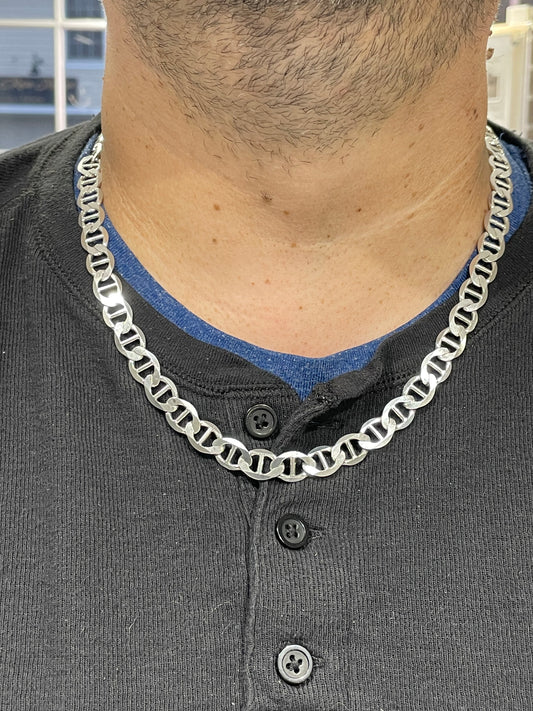 925 Sterling Silver 24” Solid Gucci Link Chain