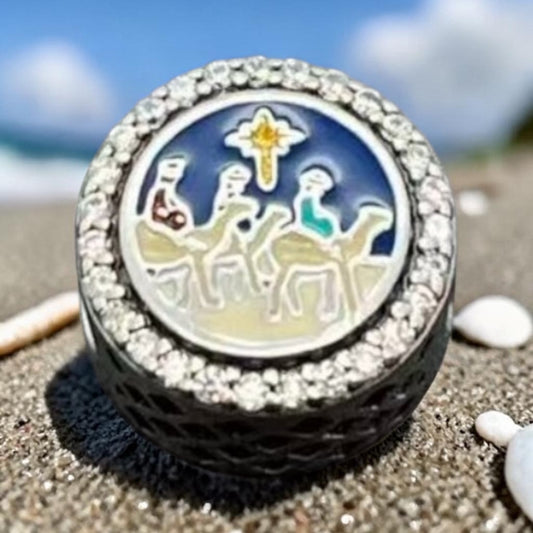 Rare Pandora Puerto Rico Country Exclusive Travel Destination 3 Kings Celebration Charm