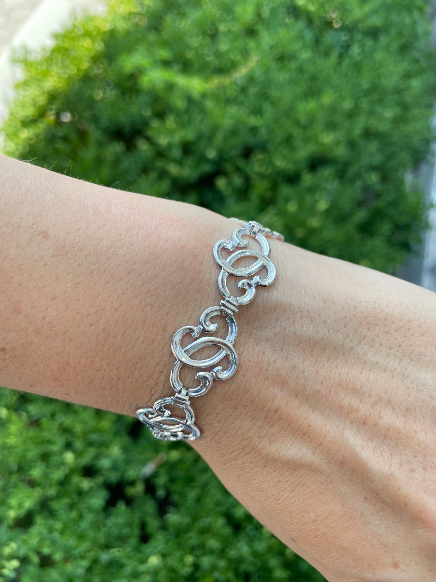 925 Sterling Silver Infinite Eternity Irish Celtic Knot Bracelet