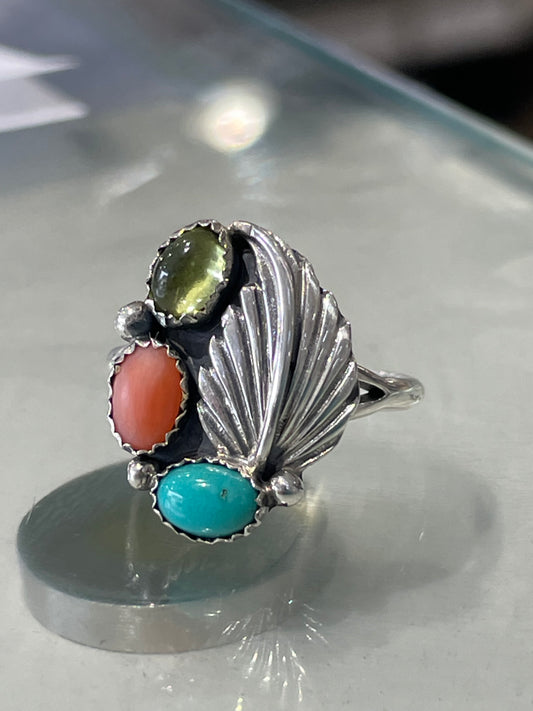 925 Sterling Silver Navajo Native American Ring