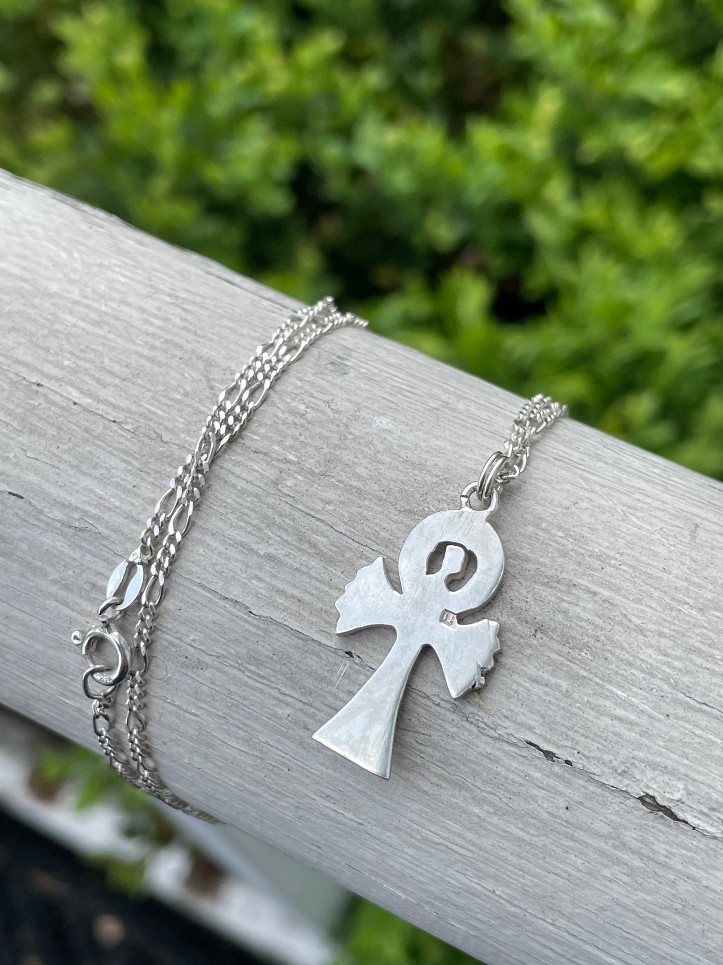925 Sterling Silver Egyptian Ankh Necklace