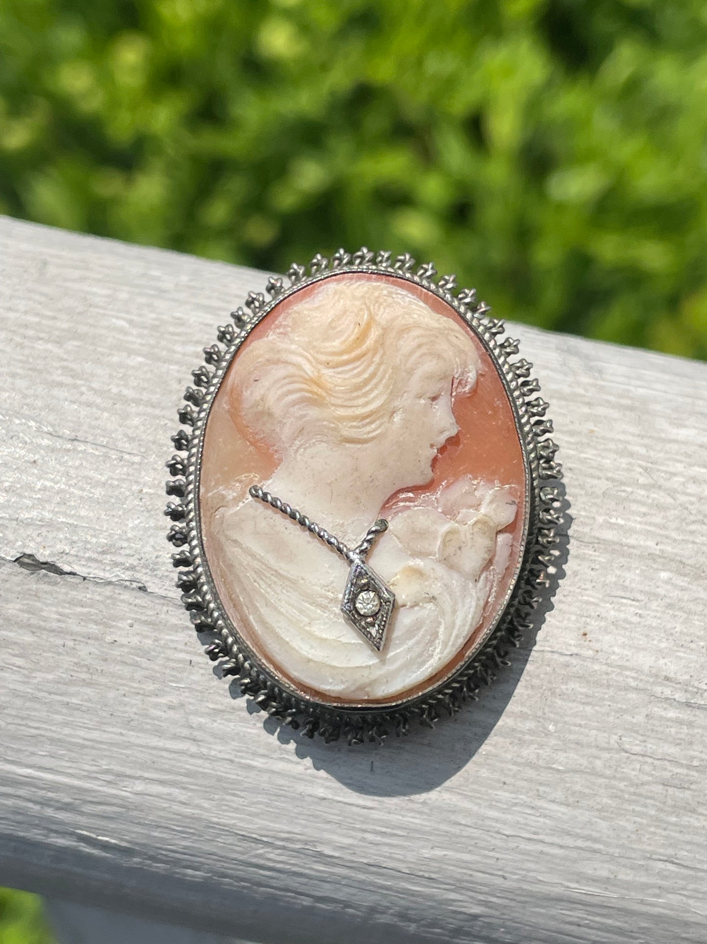 Vintage 925 Cameo Pin/Brooch