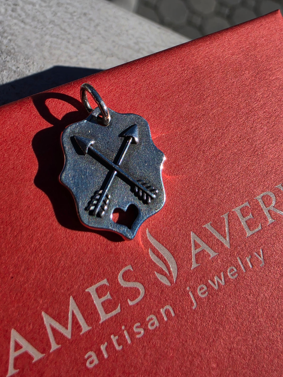 925 Sterling Silver James Avery Arrows Of Friendship Charm Pendant