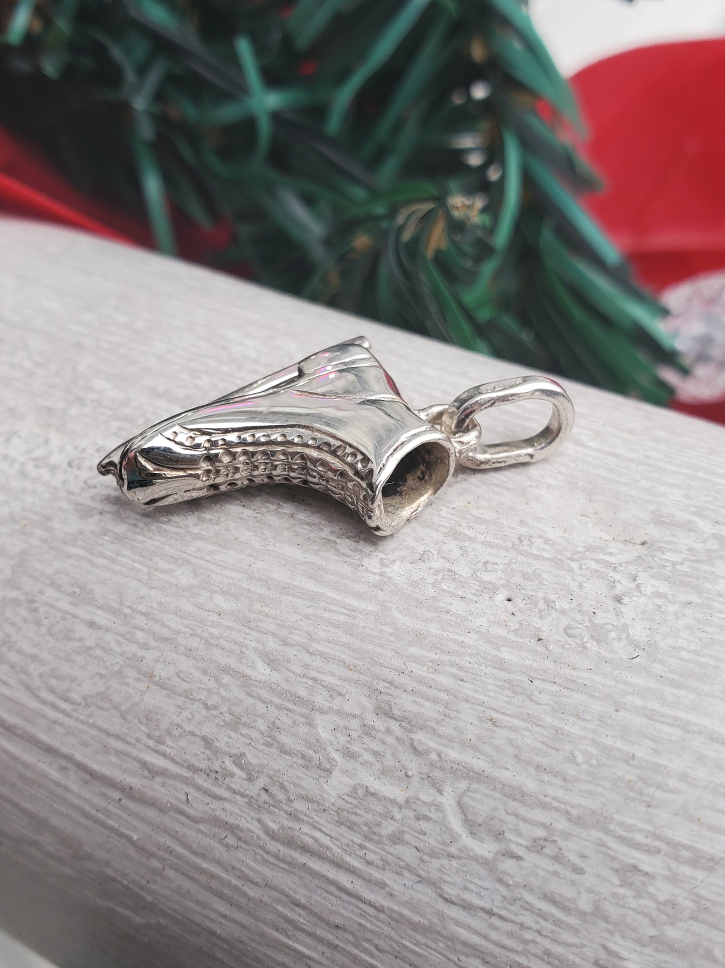 925 Sterling Silver Winter Ice Skate Figure Skating ⛸️ 3D Charm Pendant
